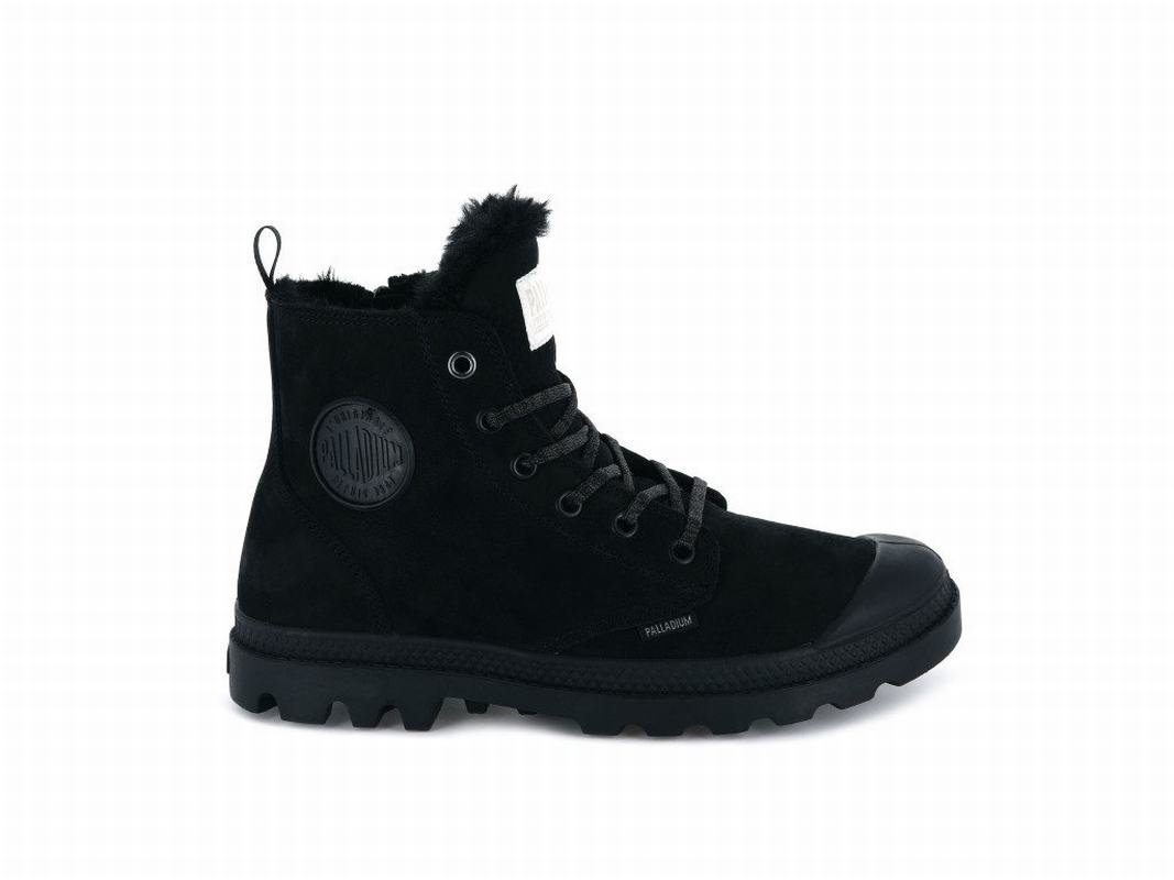 Botas Palladium Pampa Hi Zip Wl Mujer - Negras ||HBWD-16375||